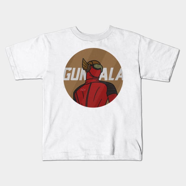 GUNDALA Character Illustration Kids T-Shirt by Aldyz